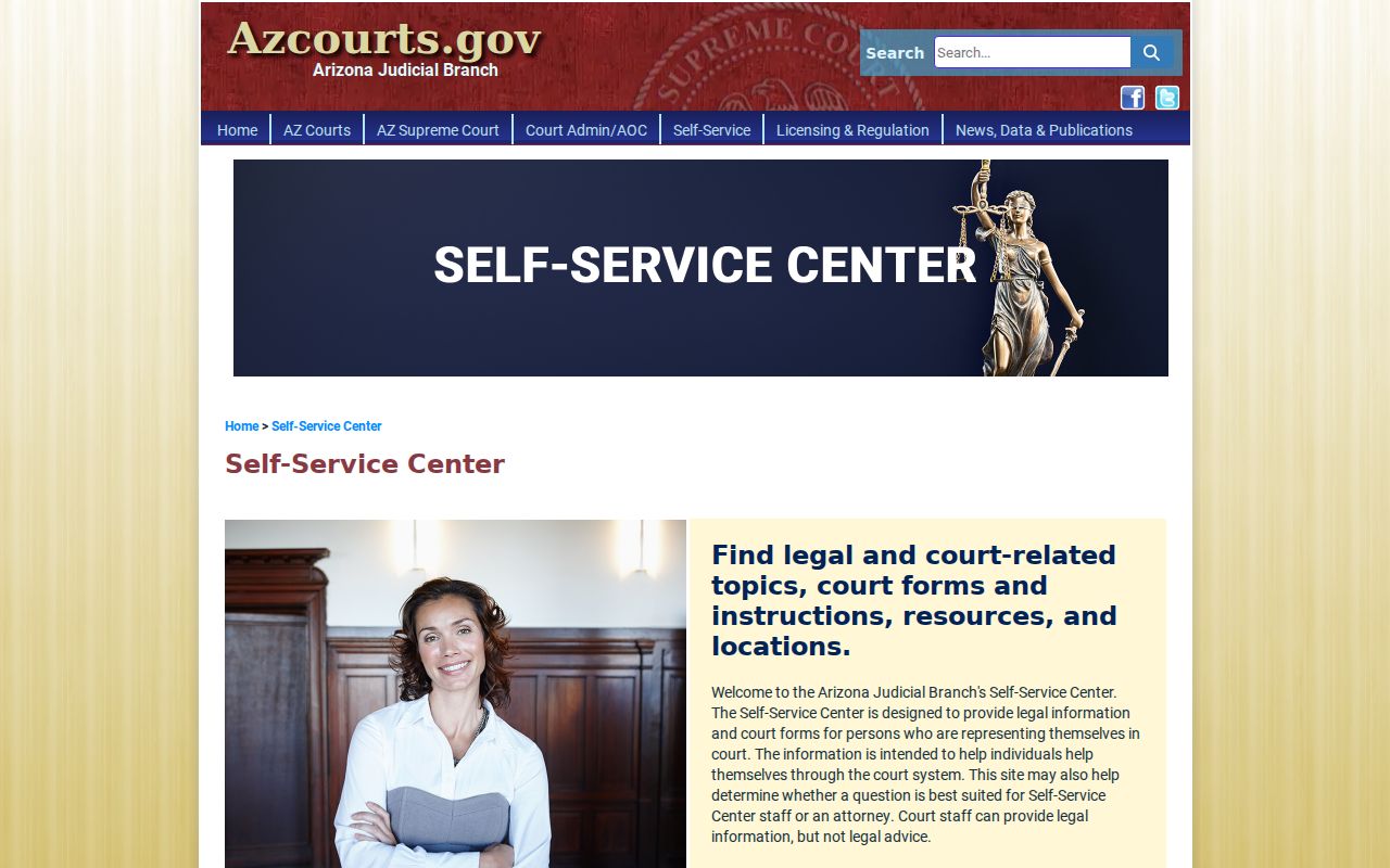 Santa Cruz County case search self-service route
