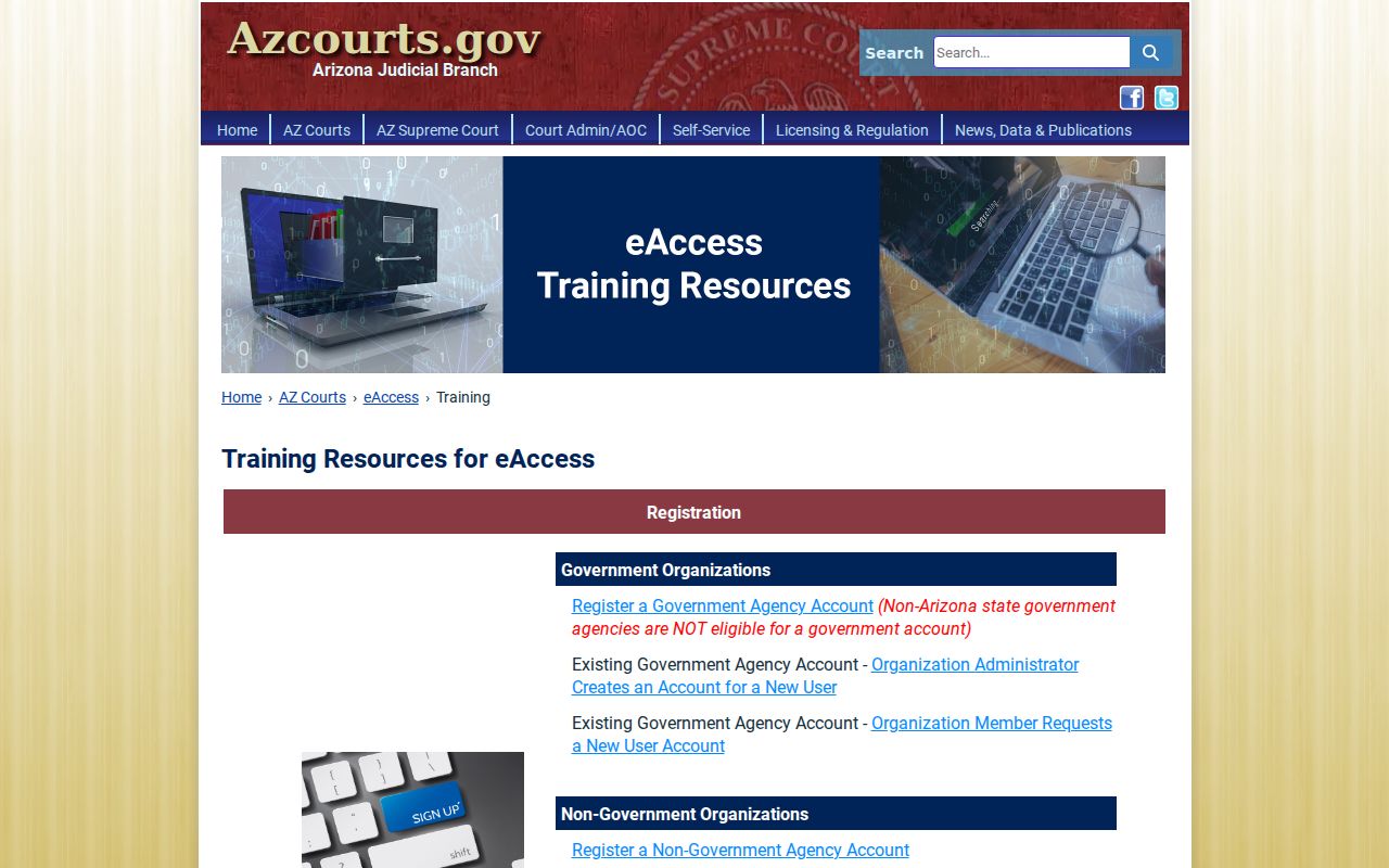 Santa Cruz County court calendar eAccess training
